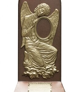 Памятник металлический Скорбящий Ангел