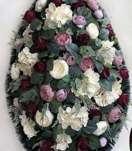 Венок Чернильная роза
